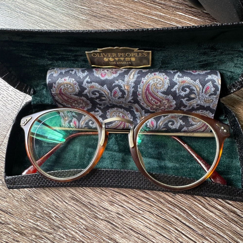 RARE MATSUDA ART DECO BRONZE & TORTOISE SHELL GLASSES - Picture 3 of 9